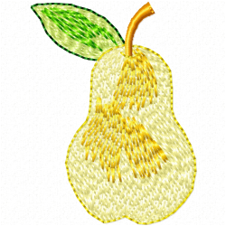 Pear Embroidery Design 3 Pear Embroidery Design 3